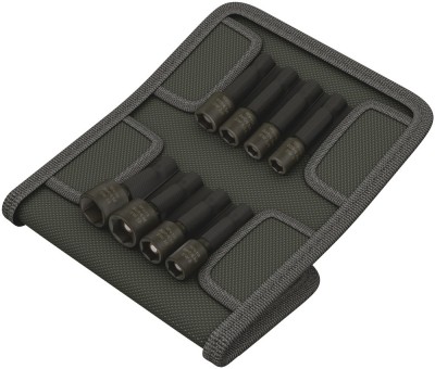 Set de 8 tubulare magnetice cu bit, prindere hexagonala, 1/4&amp;quot;, Wera 05073495001 HardWork ToolsRange foto