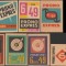 1961-1966 Romania - Set 7 etichete de chibrituri romanesti PRONOEXPRES