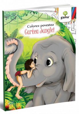 Cartea Junglei Colorez povestea foto