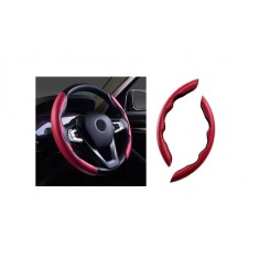 Ornament protectie tuning volan model carbon rosu &reg; ALM