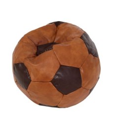 BEAN BAG EXTRA BALL (XL) - IMITATIE PIELE - COGNAC/DIVERSE CULORI - Galben 22168