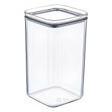 Recipient Depozitare Cereale, 1.5L, Capac Transparent, Plastic, Oem