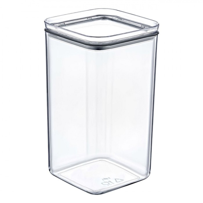 Recipient Depozitare Cereale, 1.5L, Capac Transparent, Plastic