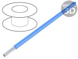 Cablu HookUp Wire 26AWG PTFE Albastru 30.5m