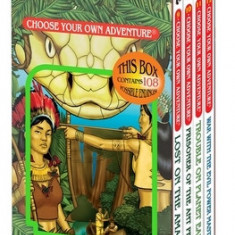 Box Set #4-3 Choose Your Own Adventure Books 9-12:: Box Set Containing: Lost on the Amazon, Prisoner of the Ant People, Trouble on Planet Earth, War w