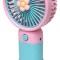 Ventilator de mana cu suport, portabil, incarcare USB, dimensiuni reduse, acumulator integrat, putere 1,5W, multicolor