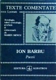 Cumpara ieftin Ion Barbu - Poezii, Texte Comentate - Editura Albatros, Stare Buna, Limba Romana, Poezie, Brosata, An 1975
