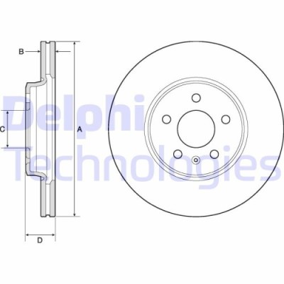Delphi Disc frana foto