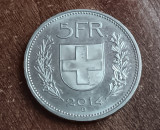 C50 - Moneda foarte veche - Elvetia - 5 franci - 2014, Europa