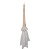 Cumpara ieftin Figurina Gnom textil bej alb 6x6x48 cm