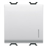 Intrerupator cap scara cu led 2M 16A Gewiss Chorus alb GW10072