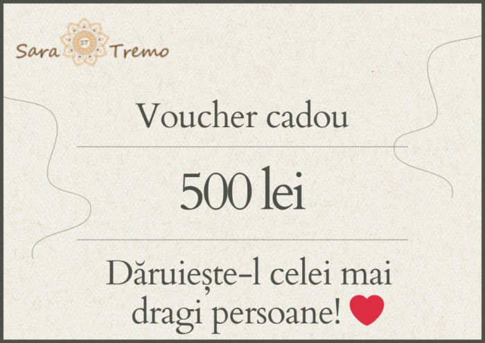 Voucher cadou 500 lei