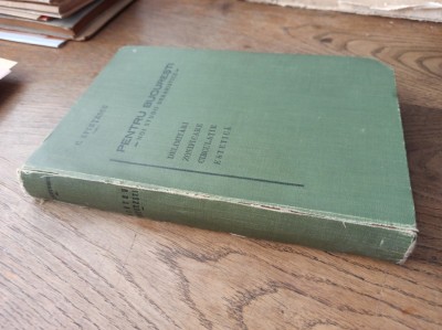 C. Sfințescu, Pentru București. Noi studii urbanistice , 1932 *** HARTI SI PLANURI EXTENSIBILE, ILUSTRATA foto