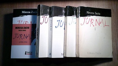 Mircea Zaciu - Jurnal (vol. 1-6), (Dacia, 1993-1995; Albatros, 1996; Limes 2020) foto