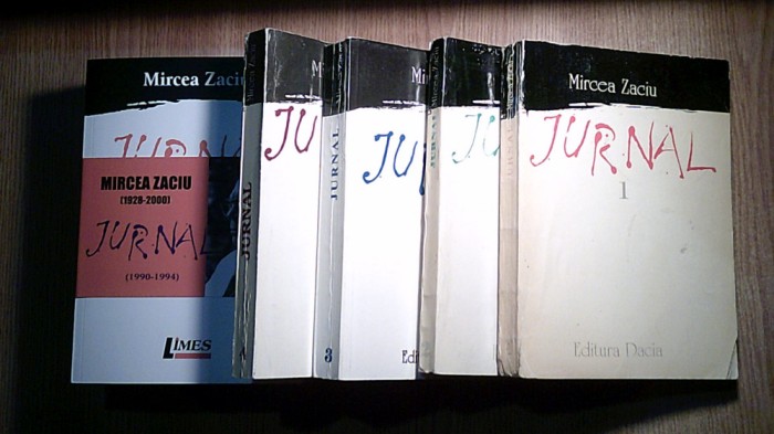 Mircea Zaciu - Jurnal (vol. 1-6), (Dacia, 1993-1995; Albatros, 1996; Limes 2020)