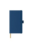 Agenda nedatata A5 Castelli, coperta rigida bleumarin, elastic bleumarin, dictando ivory, Litera