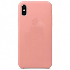 Husa iPhone X / iPhone Xs Silicon Roz Prafuit foto