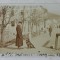 OFITER CU CAINELE SAU , LOCALITATE DIN TRANSILVANIA , FOTOGRAFIE FORMAT CARTE POSTALA , 1900