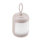 Mini lampa led de camping, flippy, pentru aer liber, reincarcabila usb type c, 3 trepte de lumina, portabila, 13.8 x 6.5 cm, 5v, alb