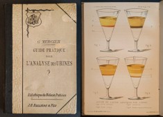 1898 vechi Ghid practic de ANALIZA a URINEI G. Mercier. Bailliere Lb. Franceza