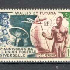 Wallis si Futuna.1949 Posta aeriana-75 ani UPU SV.107