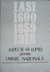 ASPECTE ALE LUPTEI PENTRU UNITATE NATIONALA IASI: 1600-1859-1918-GH. BUZATU, A. KARETKI, D. VITCU-226948 foto