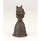 Clopot de bronz de mana cu o pisica JT-4
