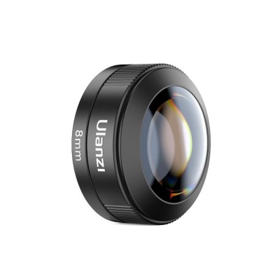 ​Kit Obiectiv Fisheye Smartphone 8mm Cu Clema Filet 17mm Ulanzi CL-004 Phone Camera Lens foto