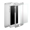 Husa MyStyle Fullbody Silver pentru Apple iPhone 6 / Apple iPhone 6S cu acoperire completa 360 grade cu folie protectie sticla gratis