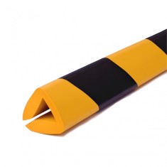 Cheder cauciuc, uz universal, negru-galben, 90cm