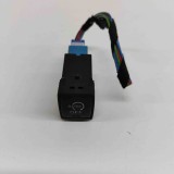 Comutator Nissan Qashqai II J11 2014&gt; OEM 25153-1VA0A Buton Start Stop Argintiu Aluminiu