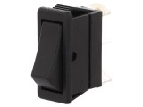 Rocker Switch SP3T ON-OFF-ON 16A 250V Black