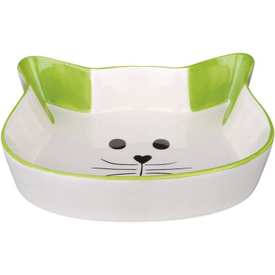 Trixie Castron ceramic pentru pisici - cap de pisică, 0,25 l foto