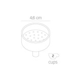 Palnie Forever pentru moka inox 2 cesti