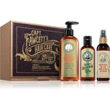 Captain Fawcett Booze &amp; Baccy Shampoo &amp; Hair Oil Gift Set set cadou pentru barbati
