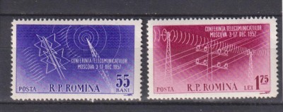 CONFERINTA TELECOMUNICATIILOR LP. 451 MNH foto