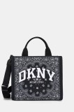 Dkny poșetă culoarea negru, R52AER57