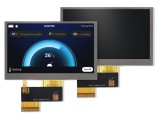 Afişaj TFT 4,3" 480x272 RGB, luminozitate 500 mcd/m&sup2;