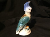 Decor / Vintage / Colectie - Bibelou papagal din portelan model deosebit !