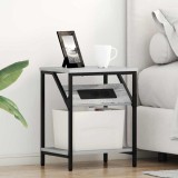 vidaXL Dulap de noapte sonoma gri 38 x 30 x 48 cm Lemn compozit