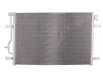 Condensator climatizare A4 (B6), 2000-2004; A6, 11.1998-01.2005, full aluminiu brazat, 615 (570)x410 (380)x16 mm, fara filtru uscator foto