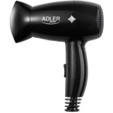 Uscator de par Adler AD 2251, 1400 W, 2 Nivele de temperatura, 2 Trepte de viteza, Negru