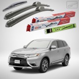 Cumpara ieftin Ștergătoare Mitsubishi Outlander III (GG/GF) 2012-2021 | Set Față și Spate Flat &ndash; TeamCar&reg;