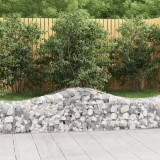 Gossi cosuri gabion arcuite 15 buc, 200x50x40/60 cm, fier galvanizat