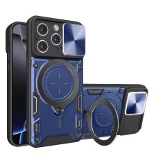 Husa iPhone 16 Pro Max Antisoc cu Protectie Camera Albastru TCGP