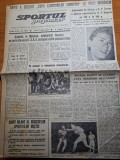 Sportul popular 17 iulie 1961-iolanda balas record mondial,rapid-charleroi 4-0