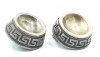 Cercei Argint Vintage Versace, Handmade, 2x2cm, 6.5g