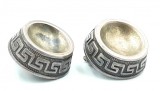 Superbi cercei vintage din argint manufacturati model tip Versace