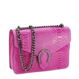 Cumpara ieftin Geanta din piele naturala fucsia 1524 123