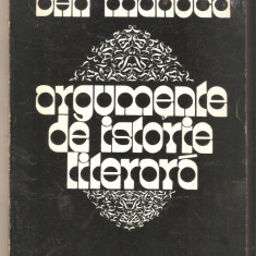 Argumente de Istorie Literara - Dan Manuca